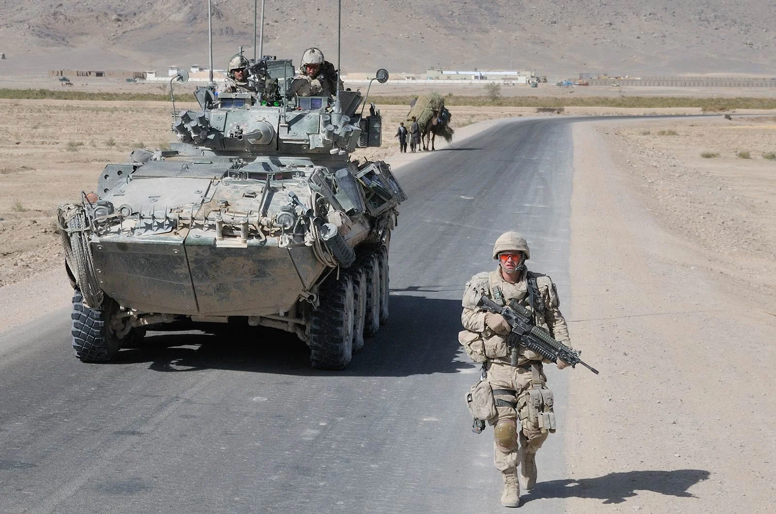 LAV II Coyote with add-on armour during Operation Athena