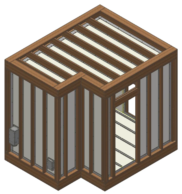 Protection room kit structure